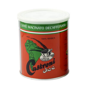 Caffè Macinato 100% Arabica Decaffeinato in Barattolo