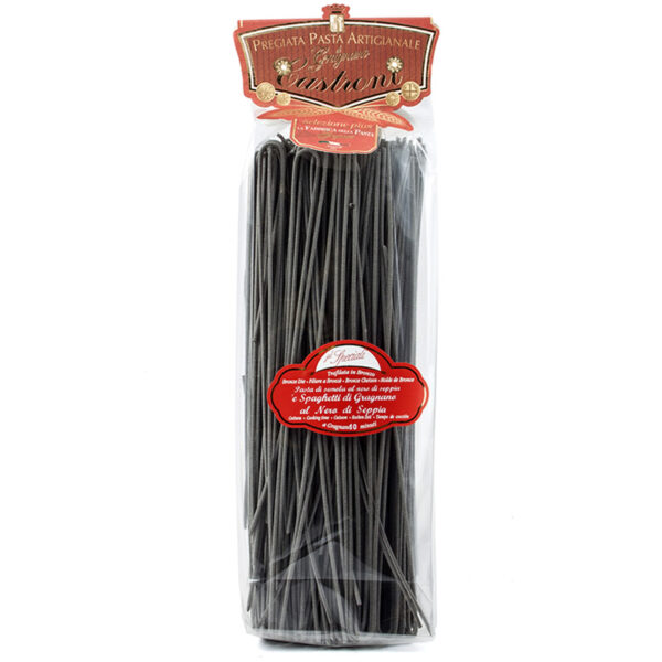 Spaghetti gragnano nero seppia igp pasta