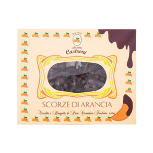Scorze di Arancia al Cioccolato Fondente Extra - Frutta secca candita - Selezione Castroni